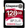 Kingston SDXC Canvas React 128GB 100MB/s UHS-I U3