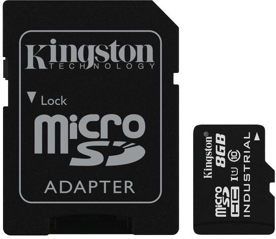 Kingston Industrial Micro SDHC 8GB Class 10 UHS-I + SD adaptér_654662189