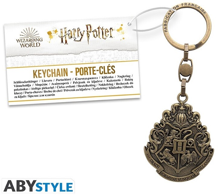 Klíčenka Harry Potter - Hoqwarts Crest, 3D_1829688053
