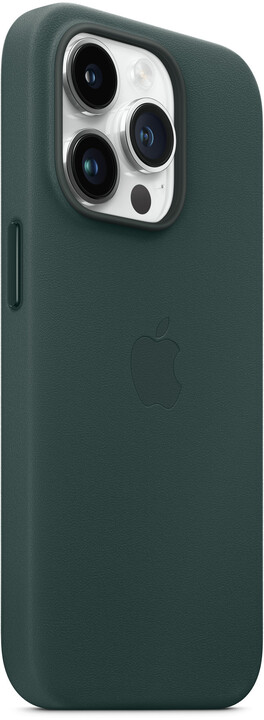 Apple kožený kryt s MagSafe pro iPhone 14 Pro, piniově zelená_1568700336