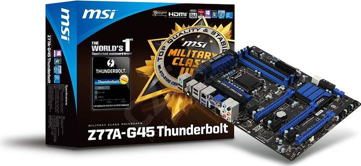 MSI Z77A-G45 Thunderbolt - Intel Z77_324434444