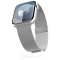 Epico ocelový pásek Milanese+ pro Apple Watch 38/40/41mm, stříbrná_12590048