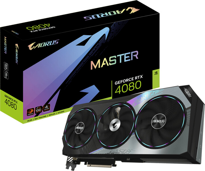 GIGABYTE GeForce RTX 4080 16GB MASTER, 16GB GDDR6X_2115755824