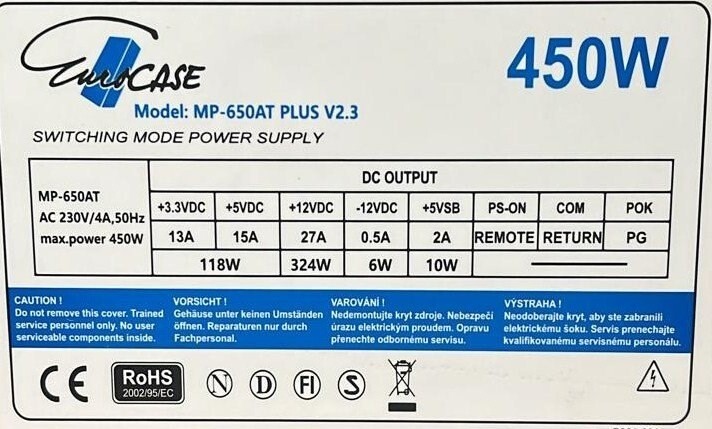 Eurocase MP-650AT - 450W_484914426