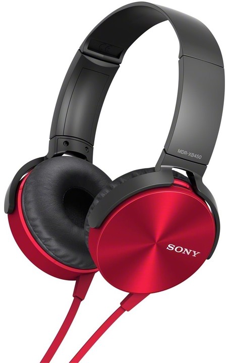 Sony MDR-XB450AP, červená_1428702284