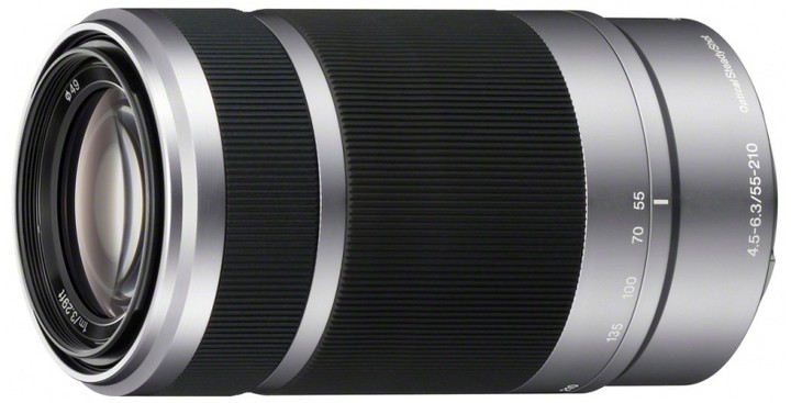 Sony 55–210mm f/4.5–6.3 OSS, stříbrná_867475842