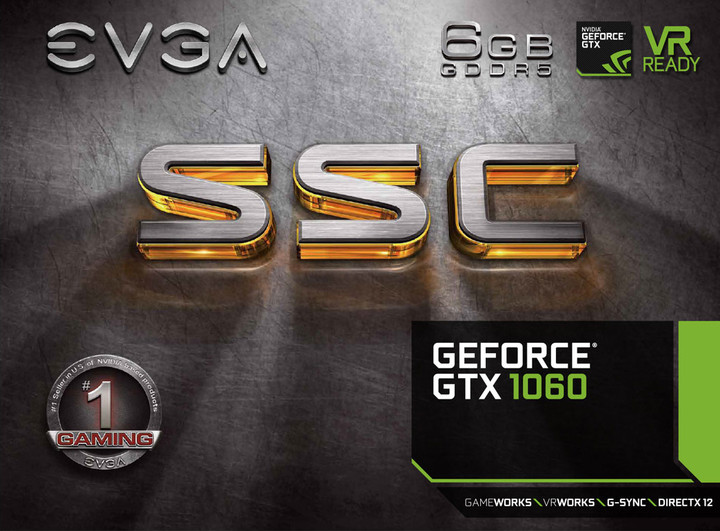 EVGA GeForce GTX 1060 SSC GAMING, 6GB GDDR5_1919959920