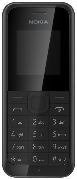 Nokia 105, Single Sim, černá_370077373