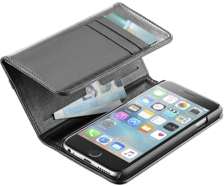 CellularLine WALLET pouzdro typu kniha s peněženou pro iPhone 6/6S, černé_457098170