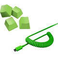 Razer PBT Keycap + Coiled Cable Upgrade Set, Razer Green_624940293