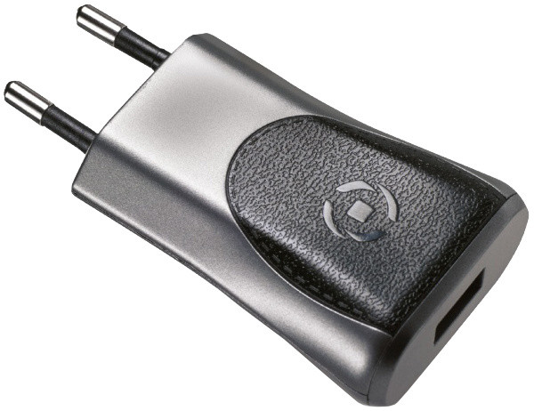 CELLY domácí nabíječka s USB výstupem, 1A, černá, blister_1094937954