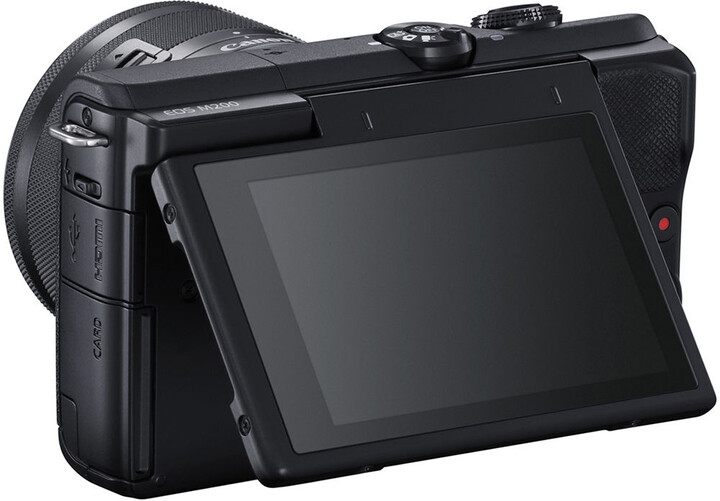 Canon EOS M200, černá + EF-M 15-45mm IS STM + SB130 + karta 16GB_885151971