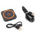 Apei Qi P3 Wireless Charging Pad, černá/oranžová_1843022480