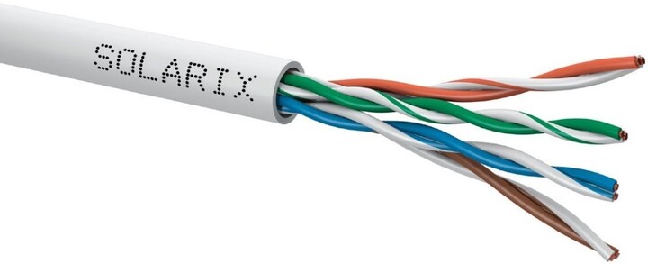 Solarix instalační kabel CAT5E UTP PVC Eca 100m/box_1108640940