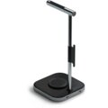 Satechi 2-IN-1 Headphone Stand with Wireless Charger USB-C, šedá_980468583