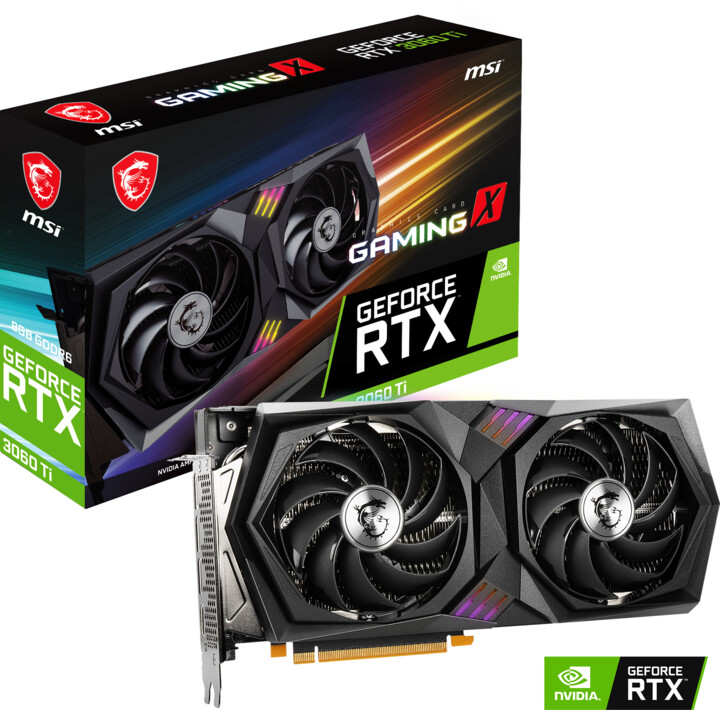 MSI GeForce RTX 3060 Ti GAMING X, LHR, 8GB GDDR6_778082556