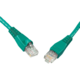 Solarix Patch kabel CAT5E UTP PVC 0,5m zelený snag-proof
