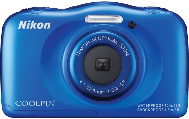 Nikon Coolpix S33, modrá + Backpack kit_1815698975