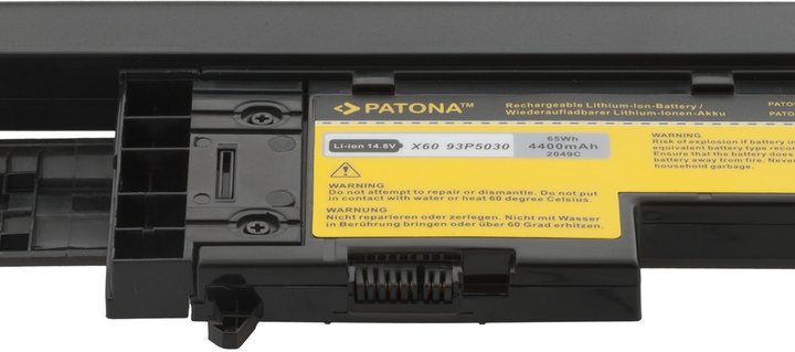 Patona baterie pro IBM THINKPAD X60 4400mAh Li-Ion 14,4V_1417397065