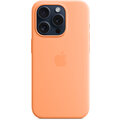Apple Silikonový kryt s MagSafe pro iPhone 15 Pro, sorbetově oranžová_406349015