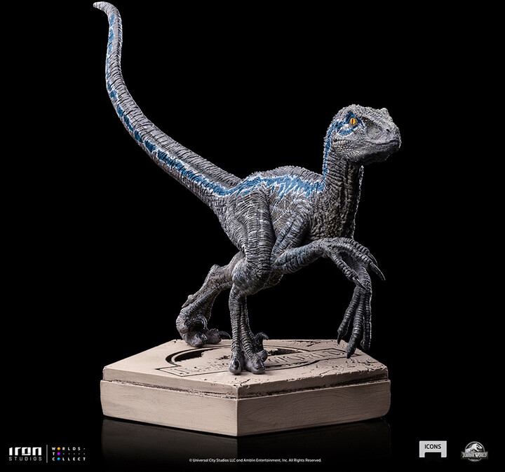 Figurka Iron Studios Jurassic World - Velociraptor Blue - Icons_196487151