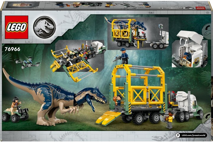 LEGO® Jurassic World™ 76966 Dinosauří mise: Přeprava allosaura_40285755