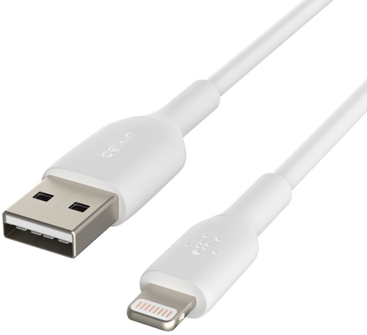 Belkin kabel USB-A - Lightning, M/M, MFi, 2m, bílá_1170701104