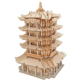 Stavebnice Woodcraft - Yellow Crane Tower, dřevěná_2011135490