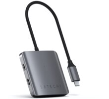 Satechi 4-PORT USB-C Hub, 4xUSB-C 5 Gbps, šedá_176523371