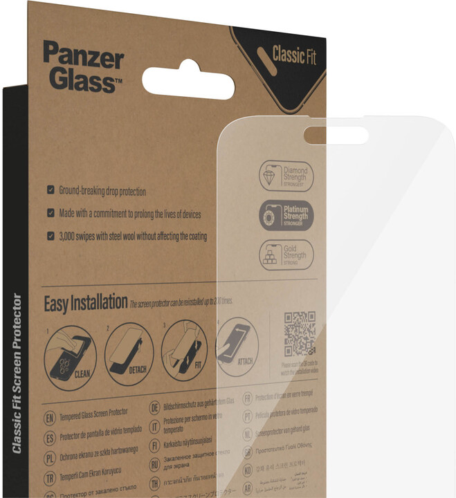 PanzerGlass ochranné sklo pro Apple iPhone 14 Pro Max (Classic Fit)_1851435581