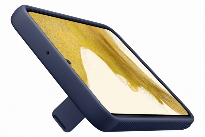 Samsung tvrzený zadní kryt se stojánkem pro Galaxy S22+, modrá_721636223