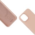 EPICO silikonový zadní kryt s podporou MagSafe pro iPhone 15, růžová_307822482