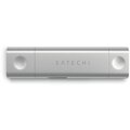 Satechi Aluminum Type-C USB 30, Micro/SD Card Reader, stříbrná_718594959
