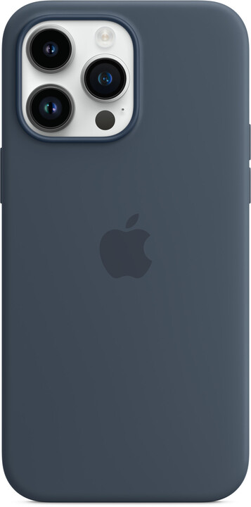 Apple Silikonový kryt s MagSafe pro iPhone 14 Pro Max, bouřkově modrá_815733290