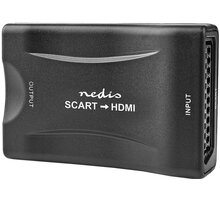 Nedis převodník SCART - HDMI (1 cestný), 1080p, černá VCON3463BK
