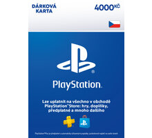 Karta PlayStation Store - Dárková karta 4000 Kč - elektronicky_144278554