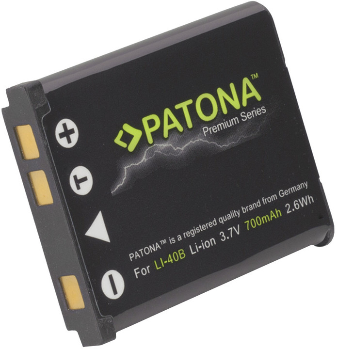 Patona baterie pro Rollei Compactline 800/ Olympus Li-40B/ Li-42B Li-40B 700mAh Li-Ion Premium_869335938