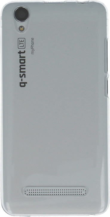 myPhone silikonové pouzdro pro Q-smart LTE, transparentní bílá_29159862