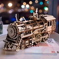 Stavebnice RoboTime - Parní lokomotiva, mechanická, dřevěná_970944540