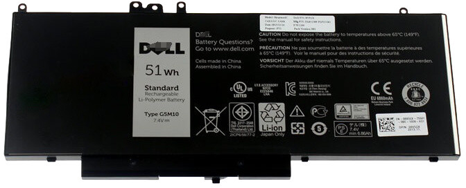 Dell baterie/ 4-článková/ 51 Wh/ pro Latitude E5250/ E5450/ E5550_1506228177