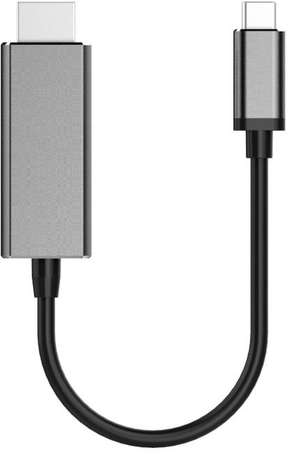 PremiumCord USB3.1 typ-C na HDMI kabel 1,8m rozlišení obrazu 4K*2K@60Hz Aluminium_1926385725