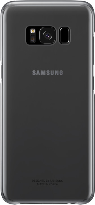 Samsung S8+, Poloprůhledný zadní kryt, černá_1437225643