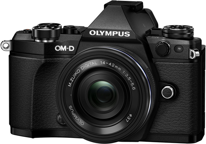Olympus E-M5 Mark II + 14-42 EZ, černá/černá_239823568