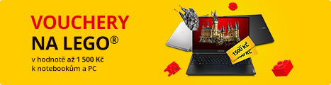 Nakup PC/NTB a získej vouchery na LEGO® v hodnotě až 1 500 Kč a zařaď se do soutěže o exkluzivní sety
