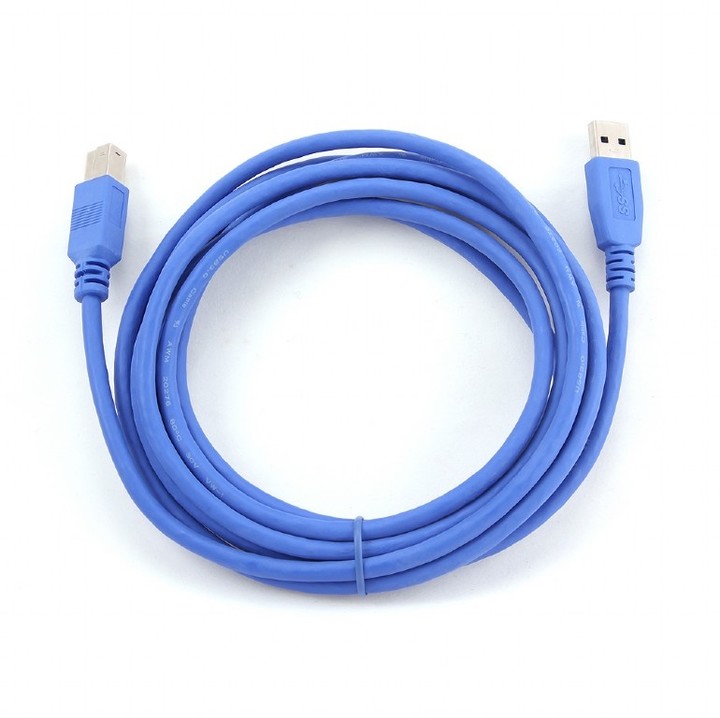 Gembird CABLEXPERT kabel USB A-B 3m 3.0, modrá_1100441040