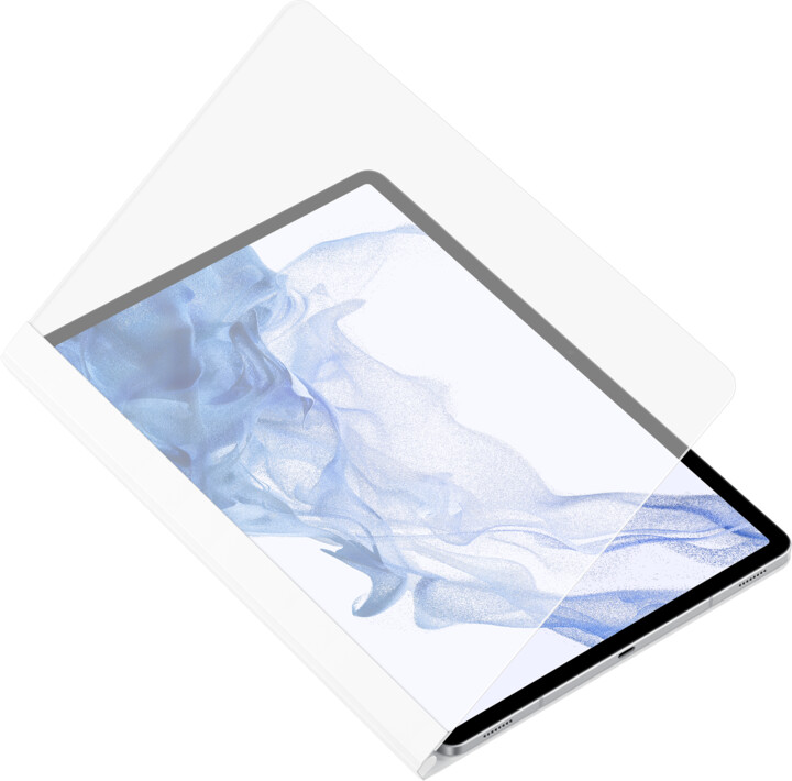 Samsung průhledné pouzdro Note View pro Galaxy Tab S7+ / S7 FE / S8+, bílá_1032201723
