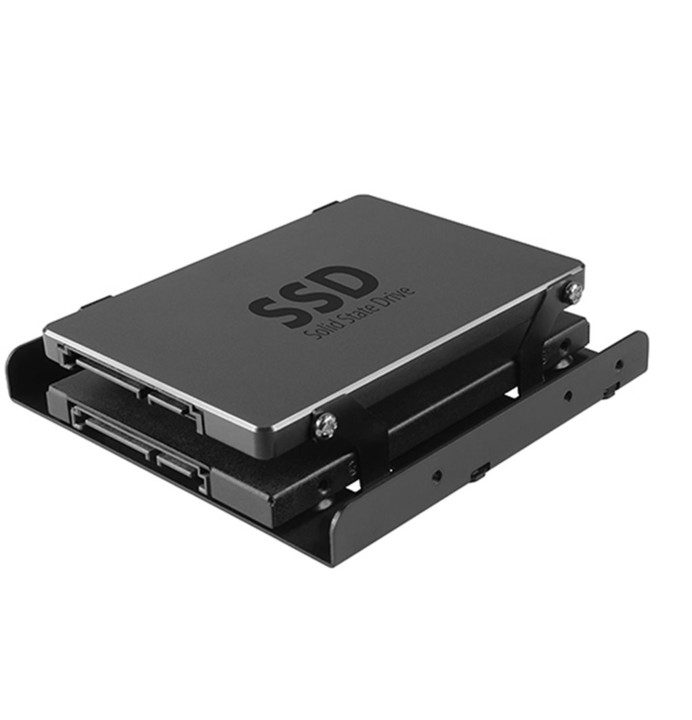 AXAGON RHD-225L, hliníkový rámeček pro 2x 2.5&quot; HDD/SSD do 3.5&quot; pozice_1755580096