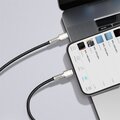 BASEUS kabel Cafule Series, USB-C - Lightning, M/M, nabíjecí, datový, 20W, 0.25m, černá_573346363