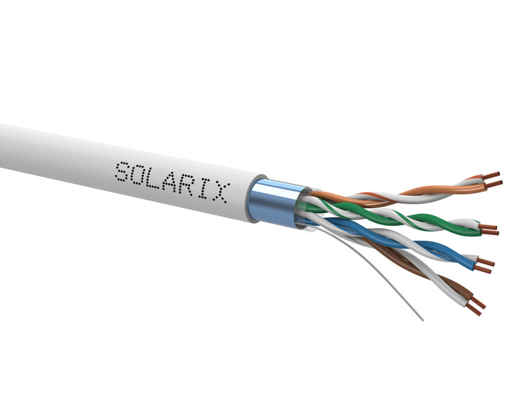 Solarix kabel licna CAT5E FTP PVC šedý 305m/box SXKL-5E-FTP-PVC-GY_930343336