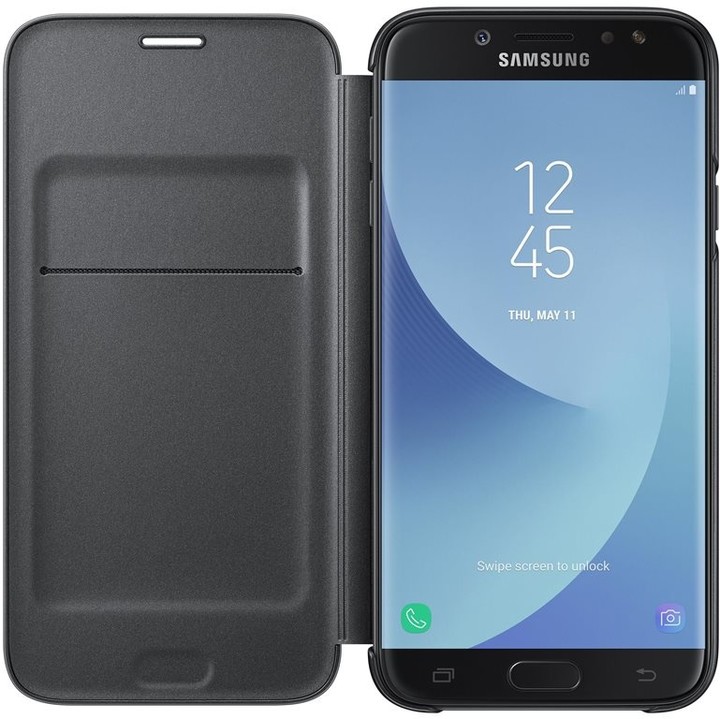 Samsung Galaxy J7 Flipové pouzdro, Wallet Cover, černé_1084762984